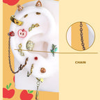 CHAIN Applejack Ear Stack in ASTM F136 Titanium