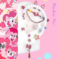 Full Set (All 11Pcs) Pinkie Pie Ear Stack in ASTM F136 Titanium