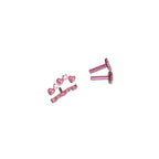 Three-Star Pinkie Pie Ear Stack in ASTM F136 Titanium