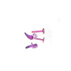 Purple Wing Star Twilight Sparkle Ear Stack in ASTM F136 Titanium