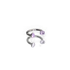Swarovski Ring Twilight Sparkle Ear Stack in ASTM F136 Titanium