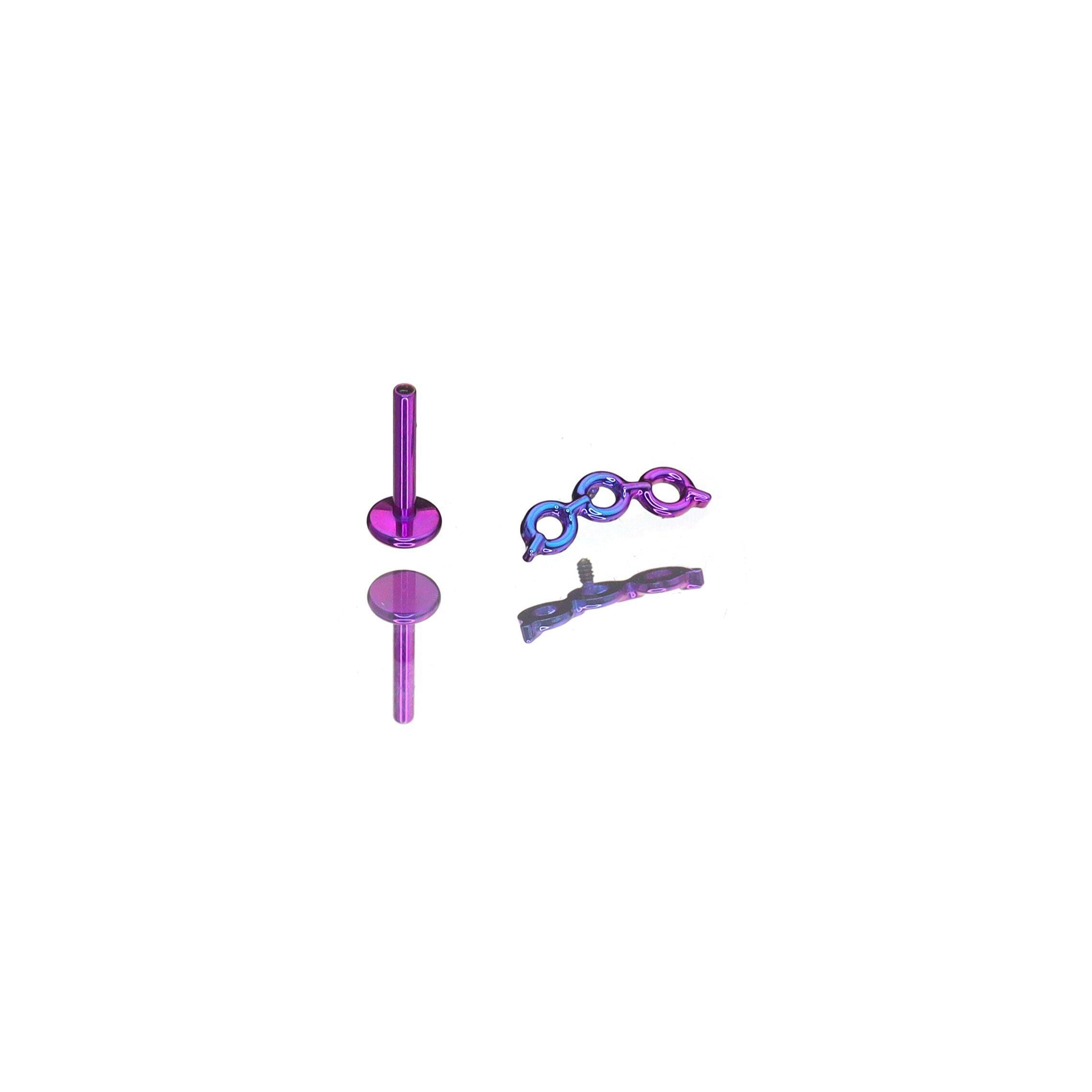 Shackle Princess Luna Ear Stack in ASTM F136 Titanium