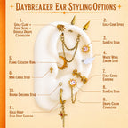 Celestia Daybreaker Ear Stack character color and finish detail