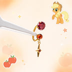 Applejack Four-Point Star Horseshoe in ASTM F136 Titanium
