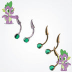 Emerald Dragon Claw character color and finish detail