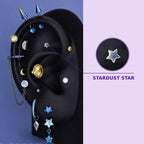 Stardust Star Trixie Ear Stack in ASTM F136 Titanium