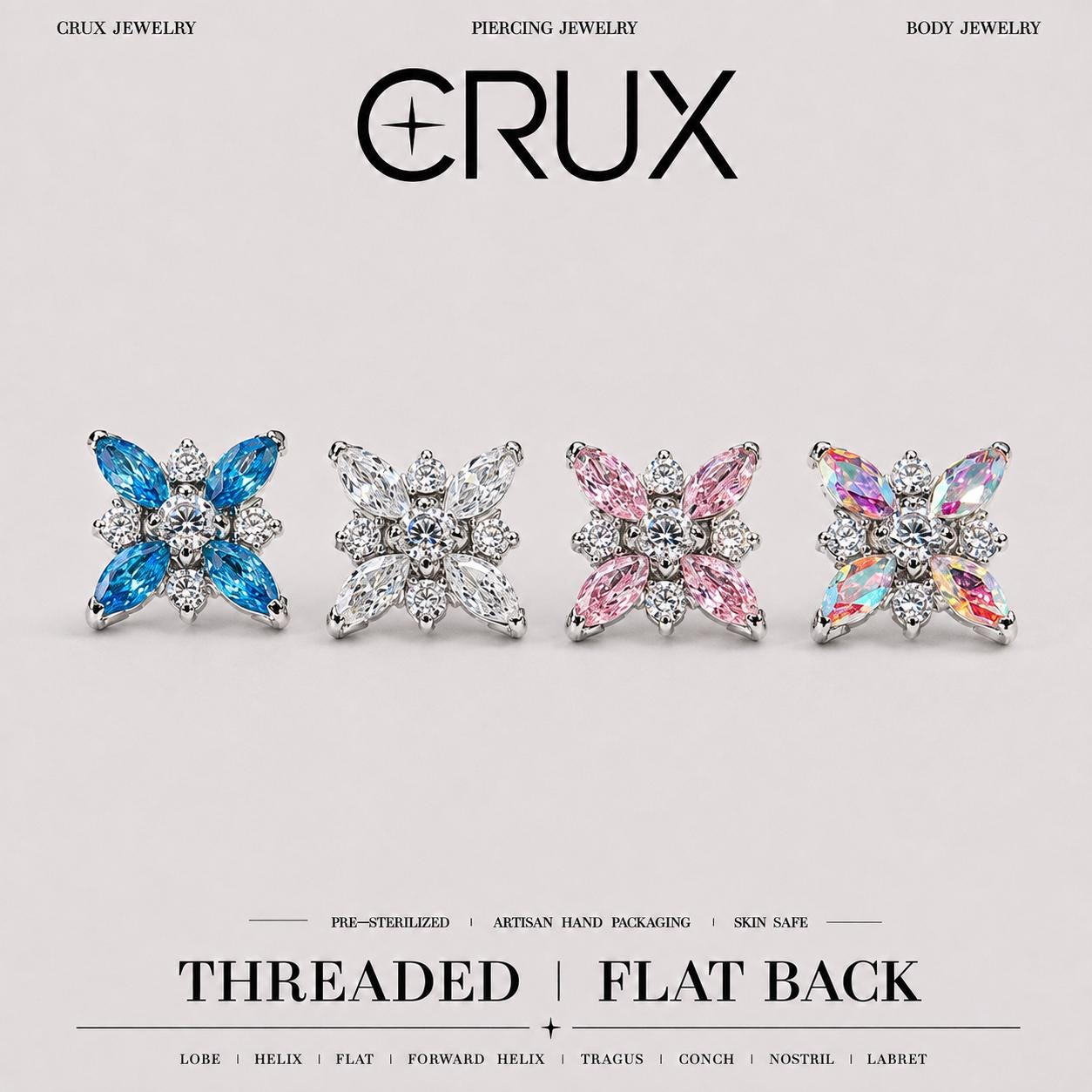 Opal Crystal Flower - product image 1