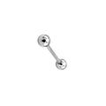 Classic Externally Threaded S925 Sterling Silver barbell studs - Classic Externally Threaded S925 Sterling Silver barbell studs - Default Title by CRUXJEWELRY