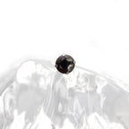 Gradient Tourmaline CZ Titanium tongue stud - Gradient Tourmaline CZ Titanium tongue stud - Gemstone Black / 12mm by CRUXJEWELRY