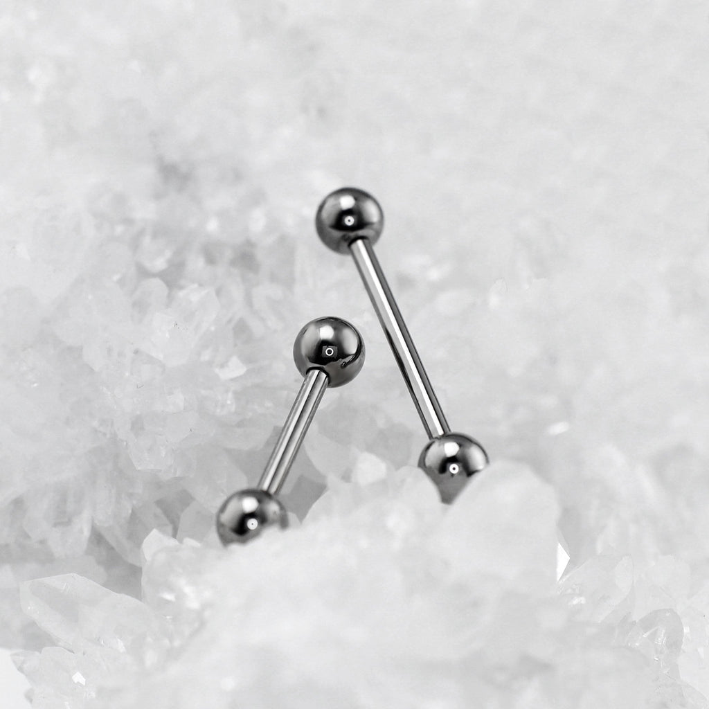 Classic Internally Threaded Titanium Barbell - Classic Internally Threaded Titanium Barbell - 10mm / 4mm by CRUXJEWELRY