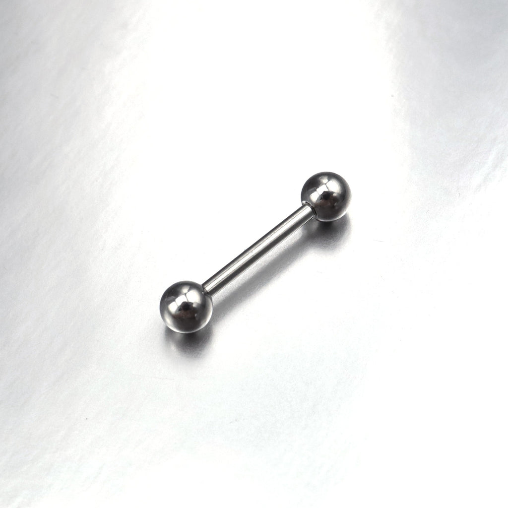 Classic Externally Threaded S925 Sterling Silver barbell studs - Classic Externally Threaded S925 Sterling Silver barbell studs - Default Title by CRUXJEWELRY