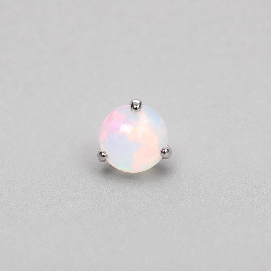 Aurora Orb Opal OP534 White F136 Titanium piercing top