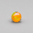 Aurora Glow Jelly Opal OP504 Tangerine F136 Titanium piercing top