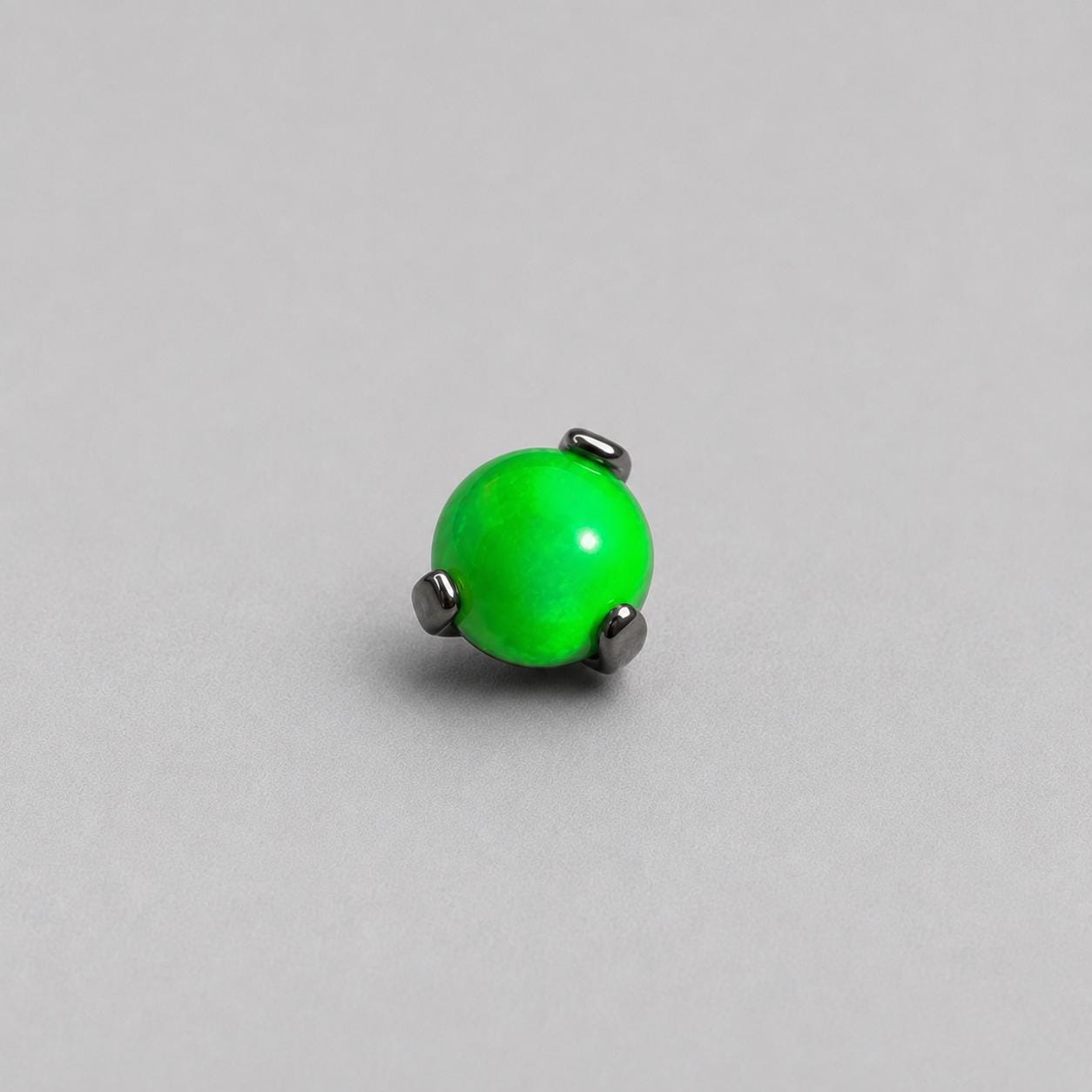 Nebula Orbit Opal F136 Titanium piercing top detail 11