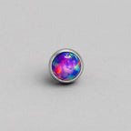 Solar Pulse Fire Opal OP38 Purple F136 Titanium piercing top