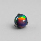 Nebula Eclipse Opal AN334 Plum F136 Titanium piercing top