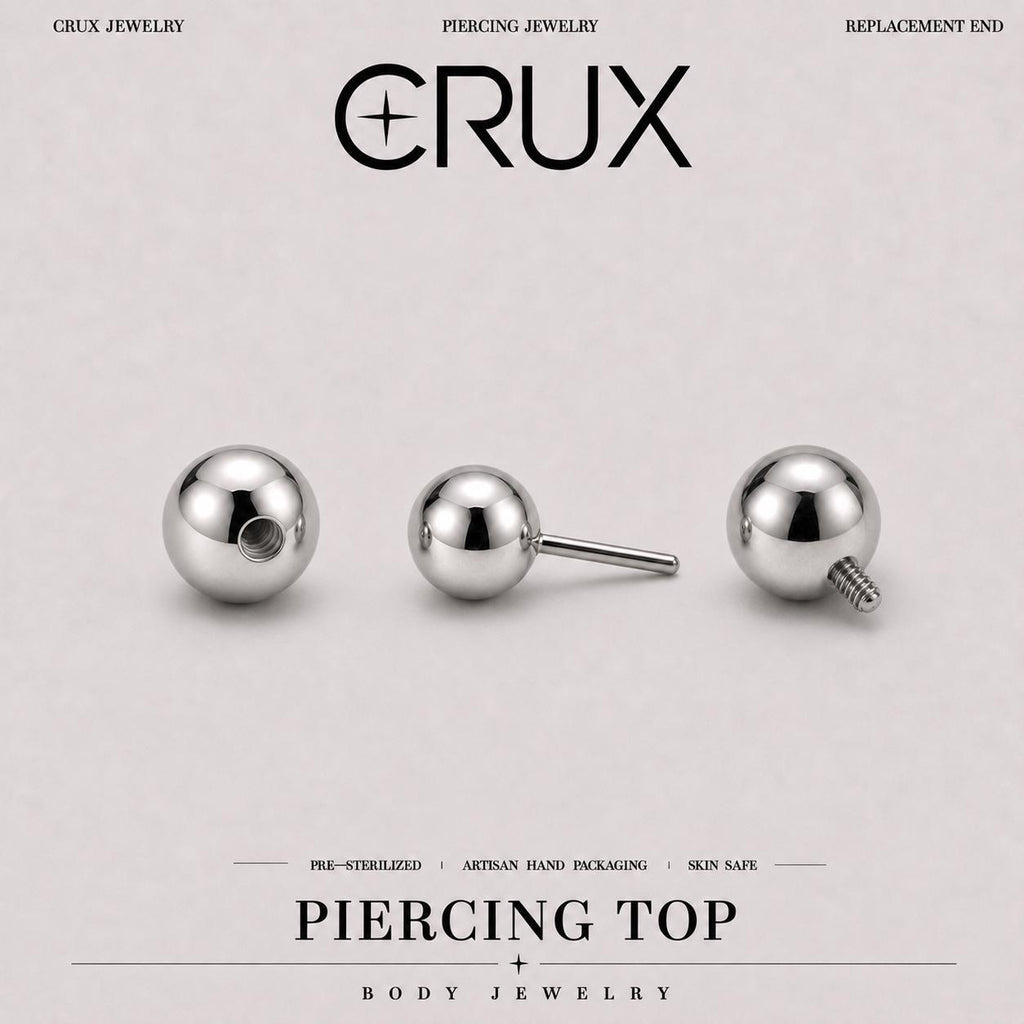 Multi-Fit Ball End F136 Titanium piercing top
