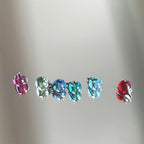 Prism Zircon Ball F136 Titanium piercing top detail 5