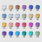 ETSY 4558636616 | IMAGE 10 | Polished Flat Disc Titanium Piercing Top