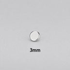 ETSY 4558636616 | IMAGE 5 | Polished Flat Disc Titanium Piercing Top