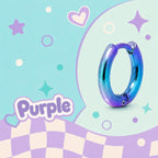 Safety Pin Charm Hoop detail 16