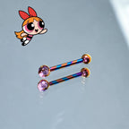 Opal Tongue Barbell detail 2