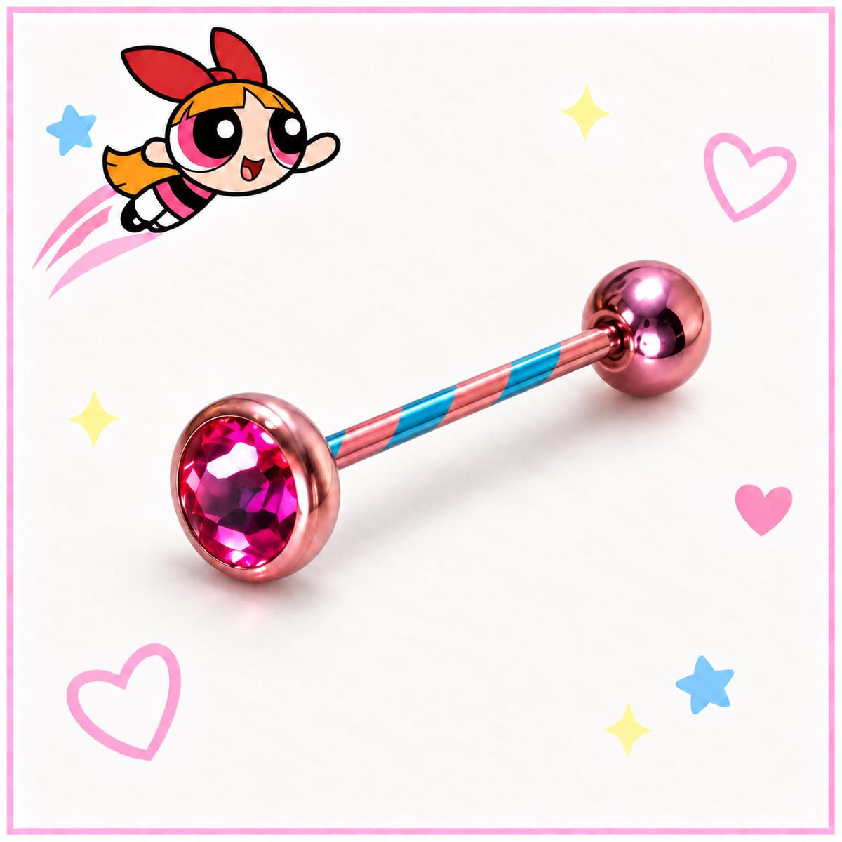 Crystal Tongue Ring detail 3