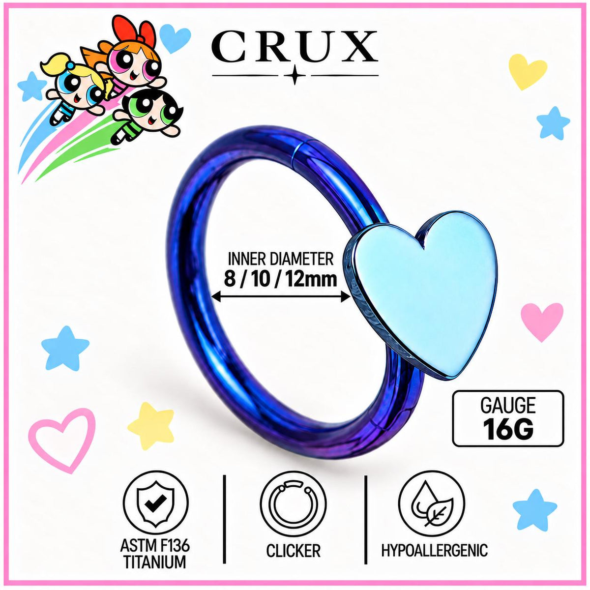 Heart Clicker Ring detail 6