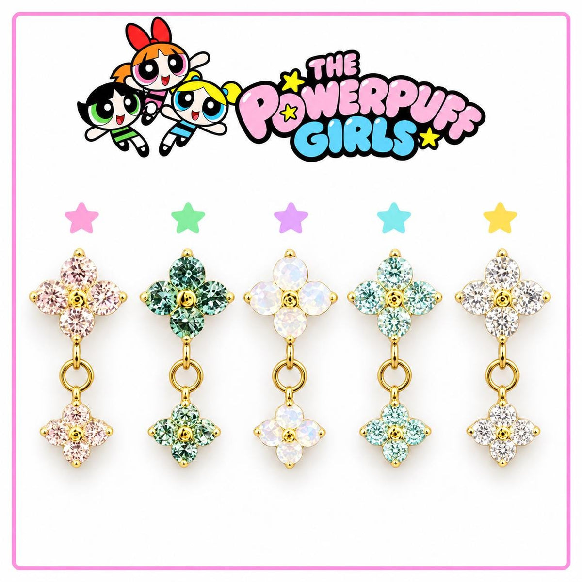 Flower Dangle Labret Stud