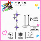 Starburst Dangle Labret detail 8
