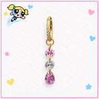 Crystal Dangle Clicker Ring detail 3