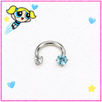 Gem Horseshoe Ring detail 7