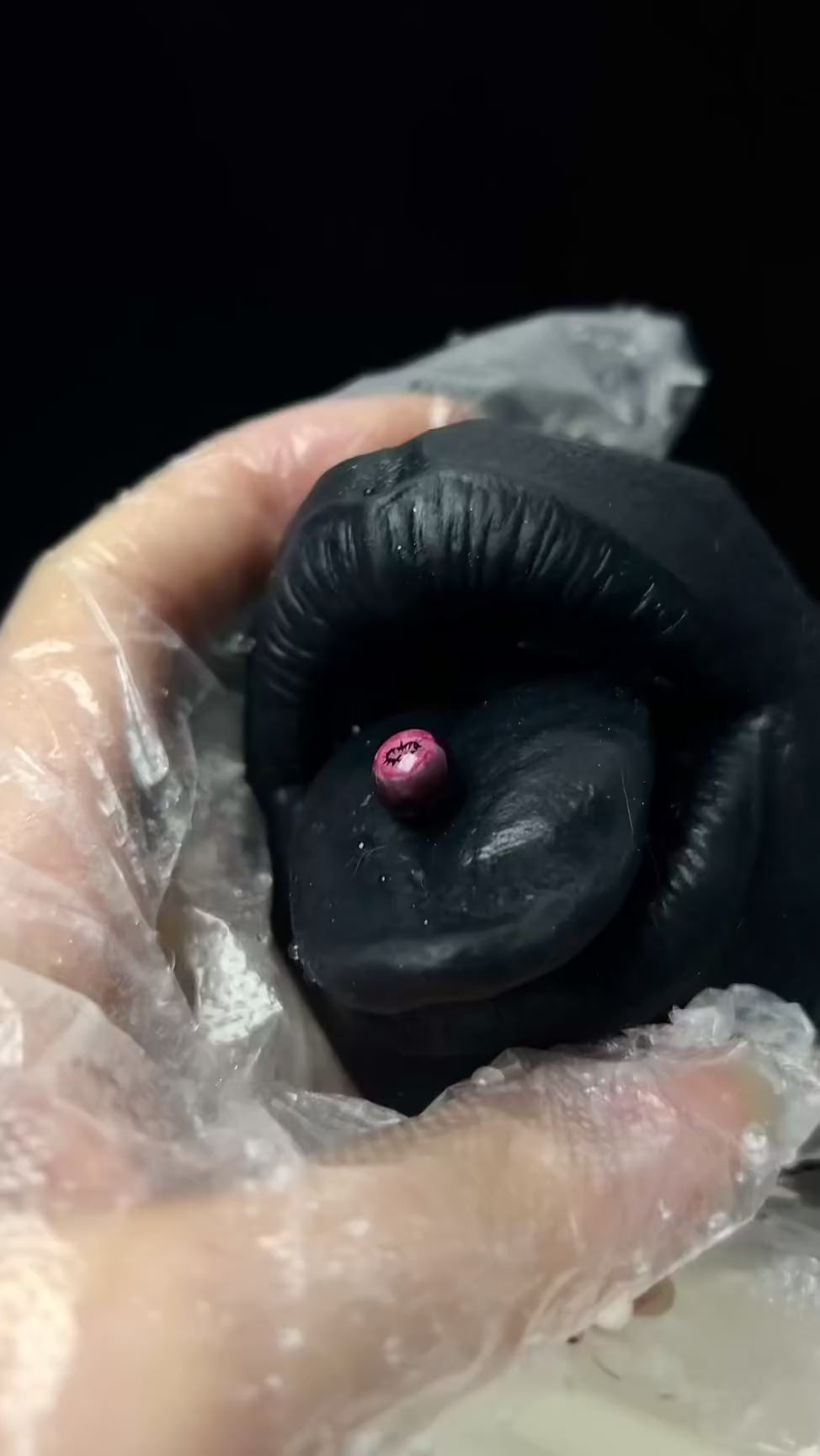 Cthulhu-Auge – Herz &amp; Kreuz | Ohr-/Lippen-/Zungenstecker 