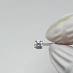 Round CZ & Spike Barbell hidden helix video 1