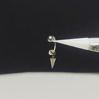 Dangle Spike Titanium Horseshoe Ring video 1