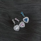 Heart CZ Titanium Belly Ring video