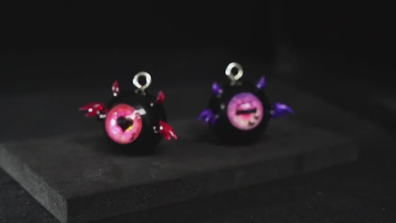 Œil de Cthulhu - Collier à double pupille sanglante