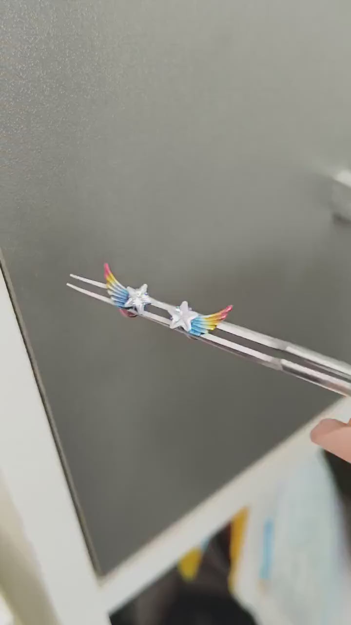Rainbow Wing Star Barbell video