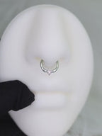 Titanium Sweetheart CZ Septum Clicker video