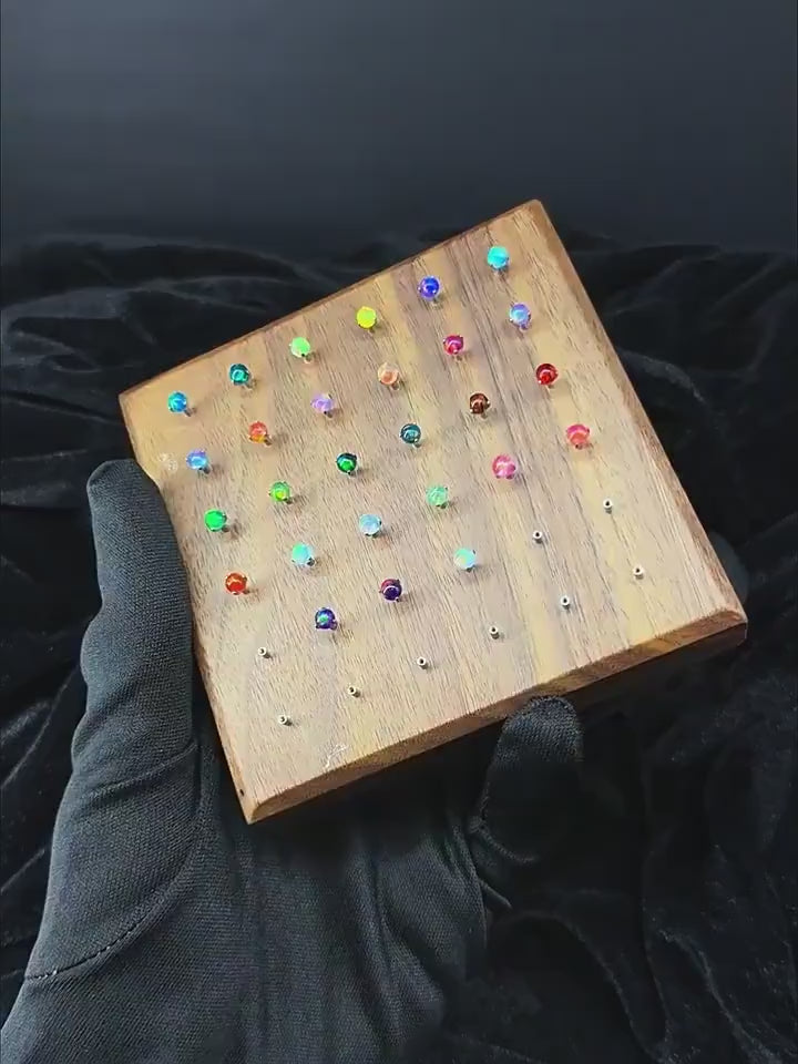 Aurora Orb Opal F136 Titanium piercing top video 2