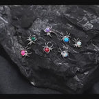 Opal Spider F136 Titanium flat-back jewelry video 01