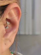Titanium Crystal Cat Ear Septum Clicker video