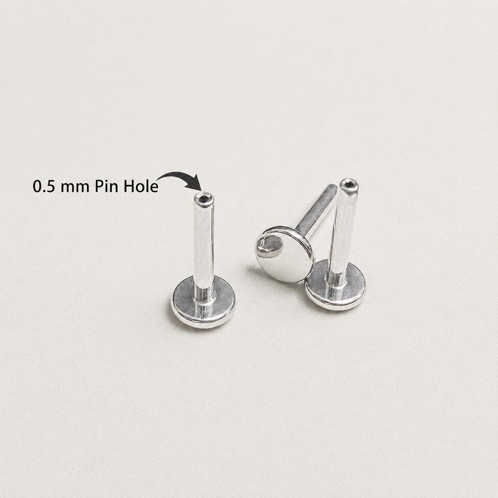 Threadless Labret Post threadless push-pin detail 7