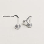Threadless Labret Post threadless push-pin detail 7