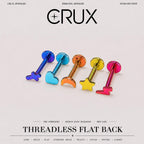 Colorful Mixed Shapes threadless push-pin jewelry