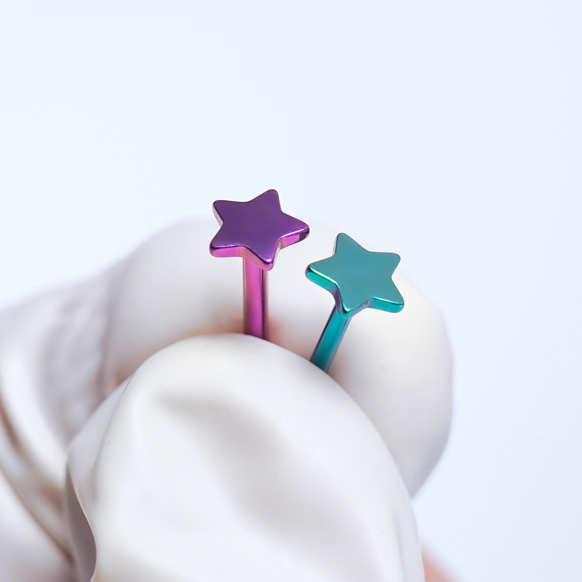 Colorful Mixed Shapes threadless push-pin detail 4