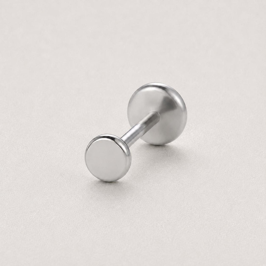 Minimal Disc 3mm threadless push-pin jewelry