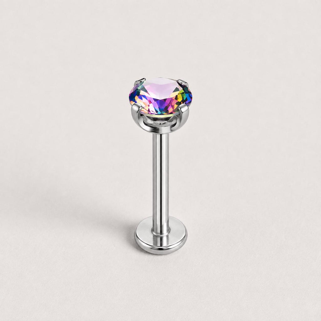 Spectrum Round CZ threadless push-pin detail 11