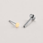 Skin-Tone Disc Sunlit Cream threadless push-pin jewelry