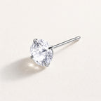 Spectrum Round CZ Top Arctic Star threadless push-pin jewelry